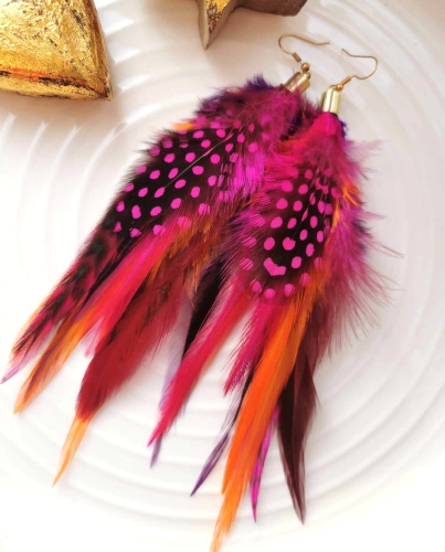 Przejdź do produktu kolczyki z piórami