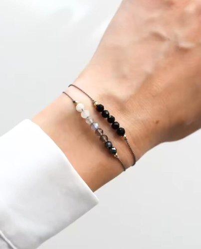 Przejdź do produktu Zestaw dwóch bransoletek - naturalne kamienie
