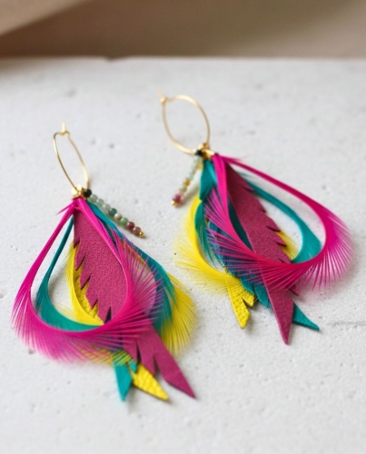 Przejdź do produktu kolczyki z piórami 