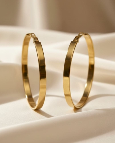 Przejdź do produktu Pozłacane kolczyki koła